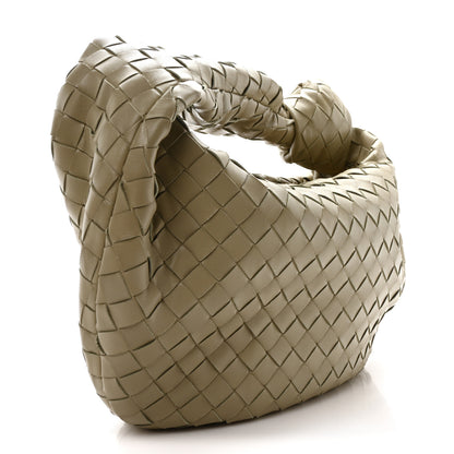 Bottega Veneta Nappa Intrecciato Teen Jodie Hobo Travertine 3 of 9