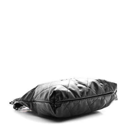 Chanel Shiny Calfskin Quilted Chanel 22 Black 5 of 12