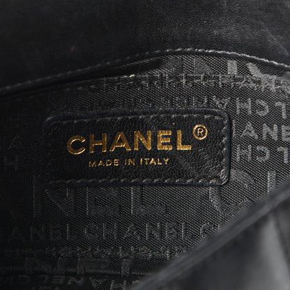 Chanel Lambskin Quilted Mini Chocolate Bar Camellia Flap Black 6 of 8