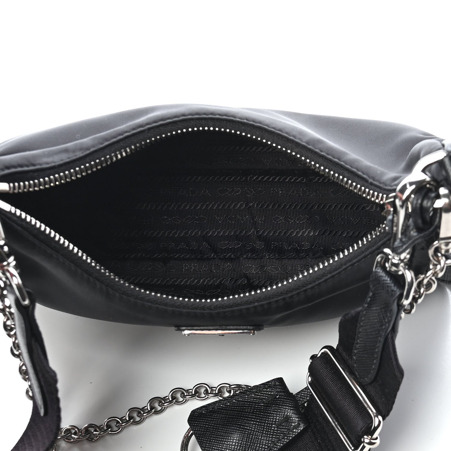 Prada Nylon Re-Edition 2005 Shoulder Bag Black 5 of 9