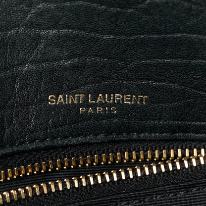 Saint Laurent Grained Lambskin Large Calypso Black 6 of 12