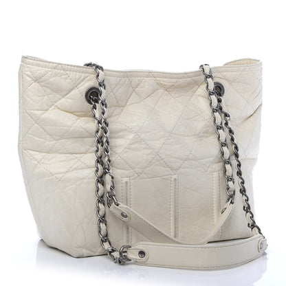 Chanel Calfskin Small Shopping In Moscow Tote Beige Clair 3 of 15