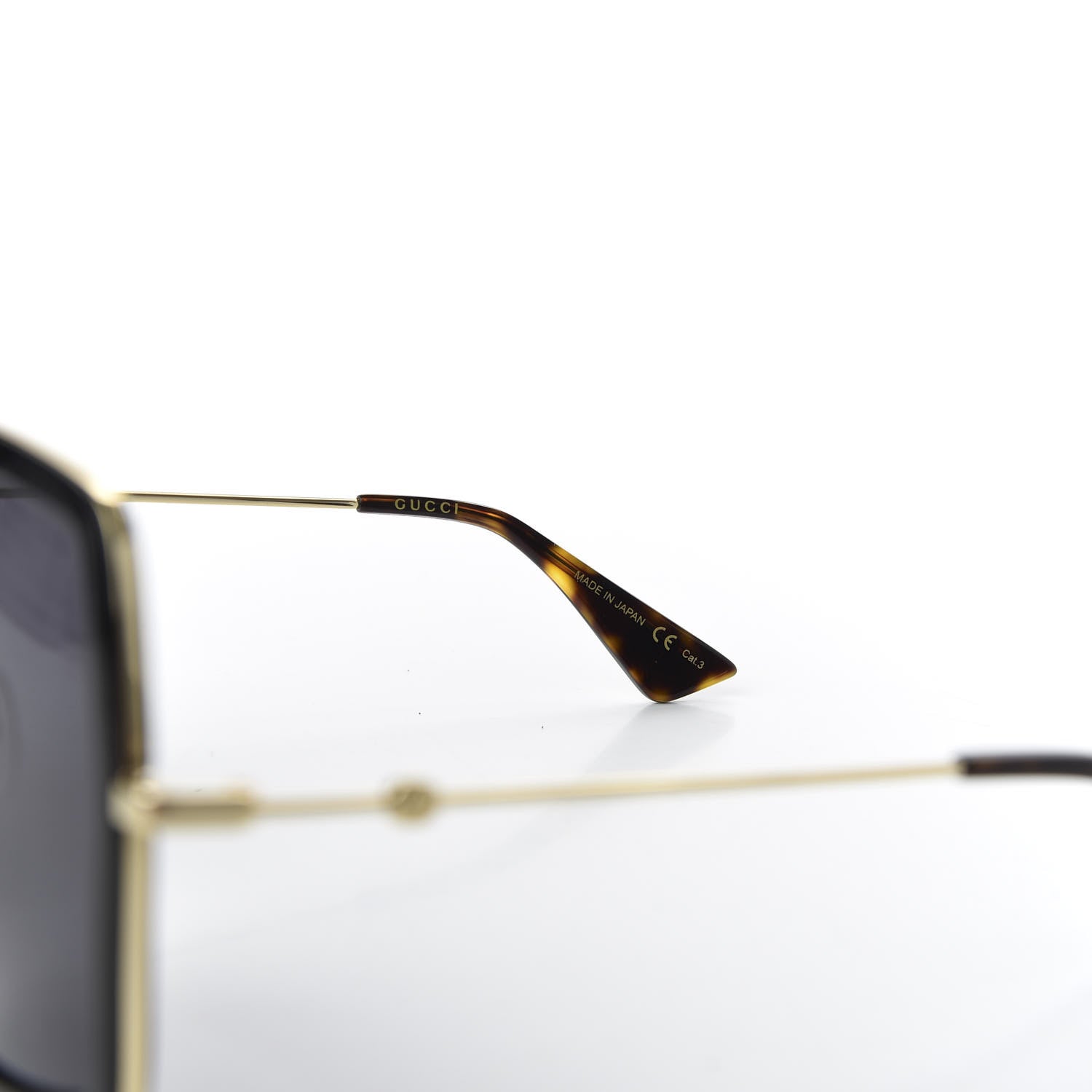 Gucci Acetate Oversize Square Frame GG0106S Sunglasses Black 5 of 8