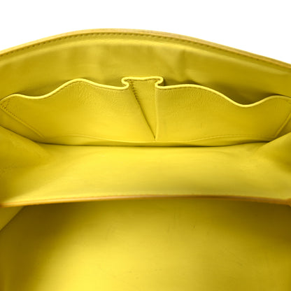 Celine Liege Calfskin Medium Classic Box Flap Bag Fluo Yellow 6 of 14
