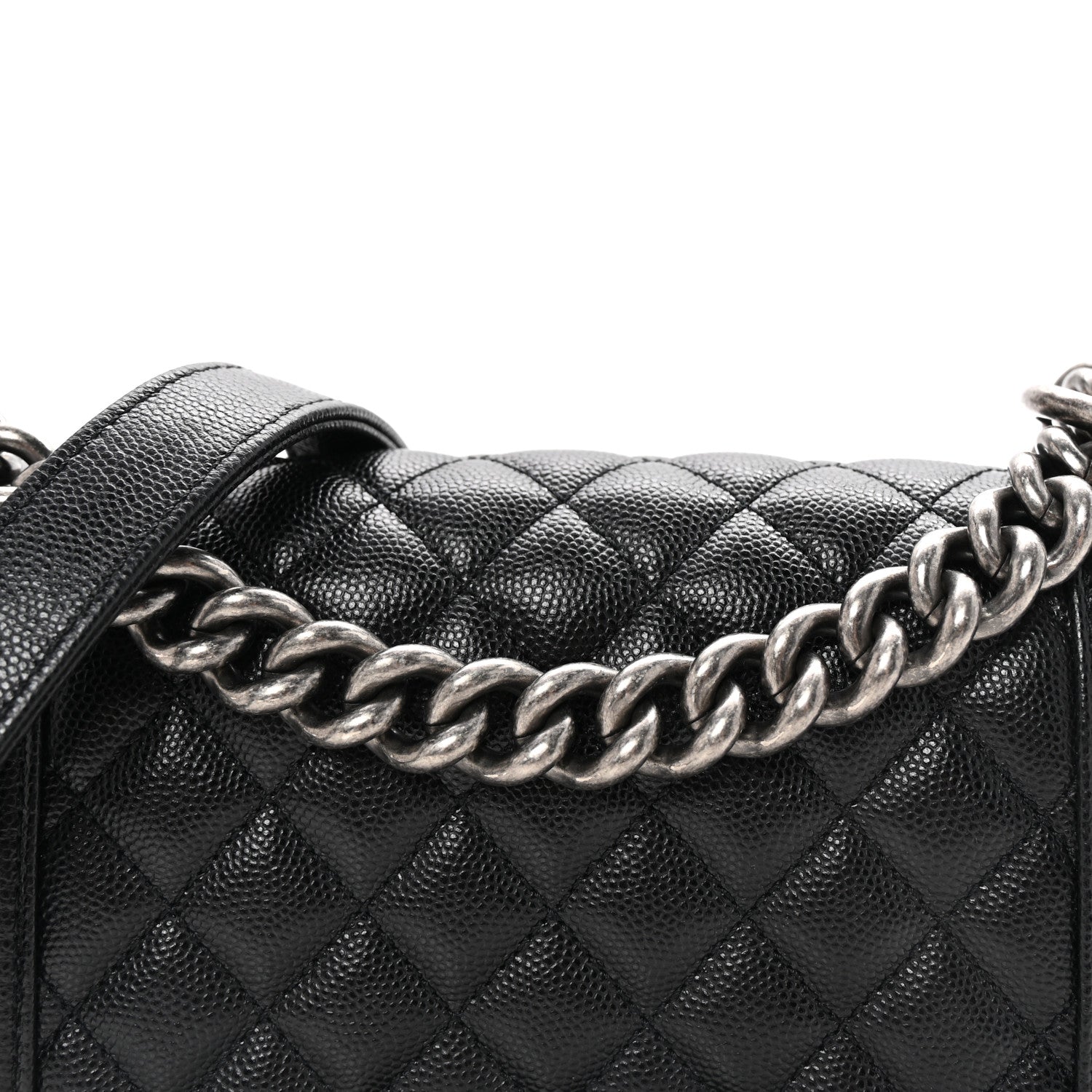 Chanel Caviar Quilted Small Boy Flap Black 8 of 10