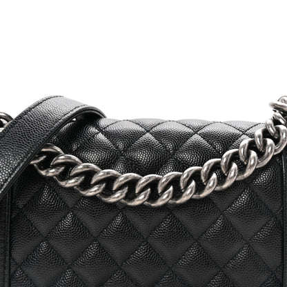 Chanel Caviar Quilted Small Boy Flap Black 8 of 10
