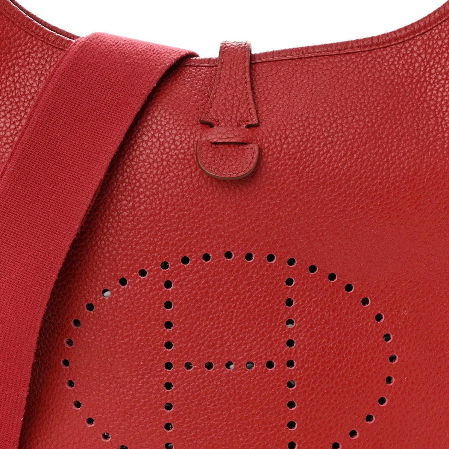 Hermes Taurillon Clemence Evelyne III PM Rubis 8 of 11