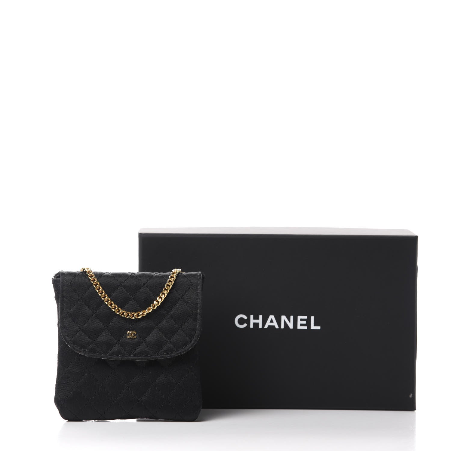 Chanel Grosgrain Quilted Micro Flap Bag Black 10 of 10
