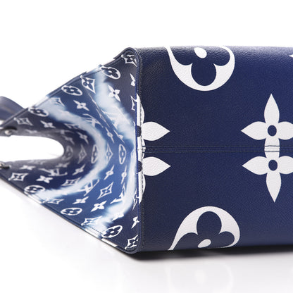 Louis Vuitton Monogram Escale Onthego GM Blue 10 of 11