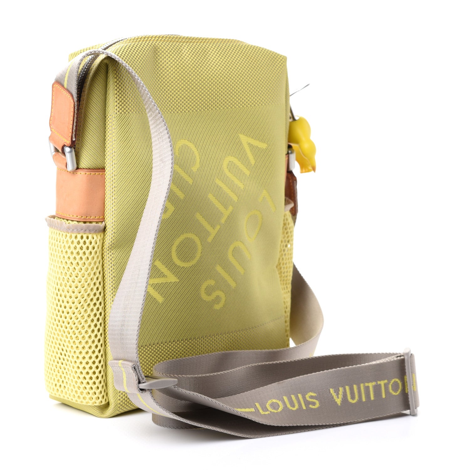Louis Vuitton Damier Geant Americas Cup Bag Yellow 2 of 4
