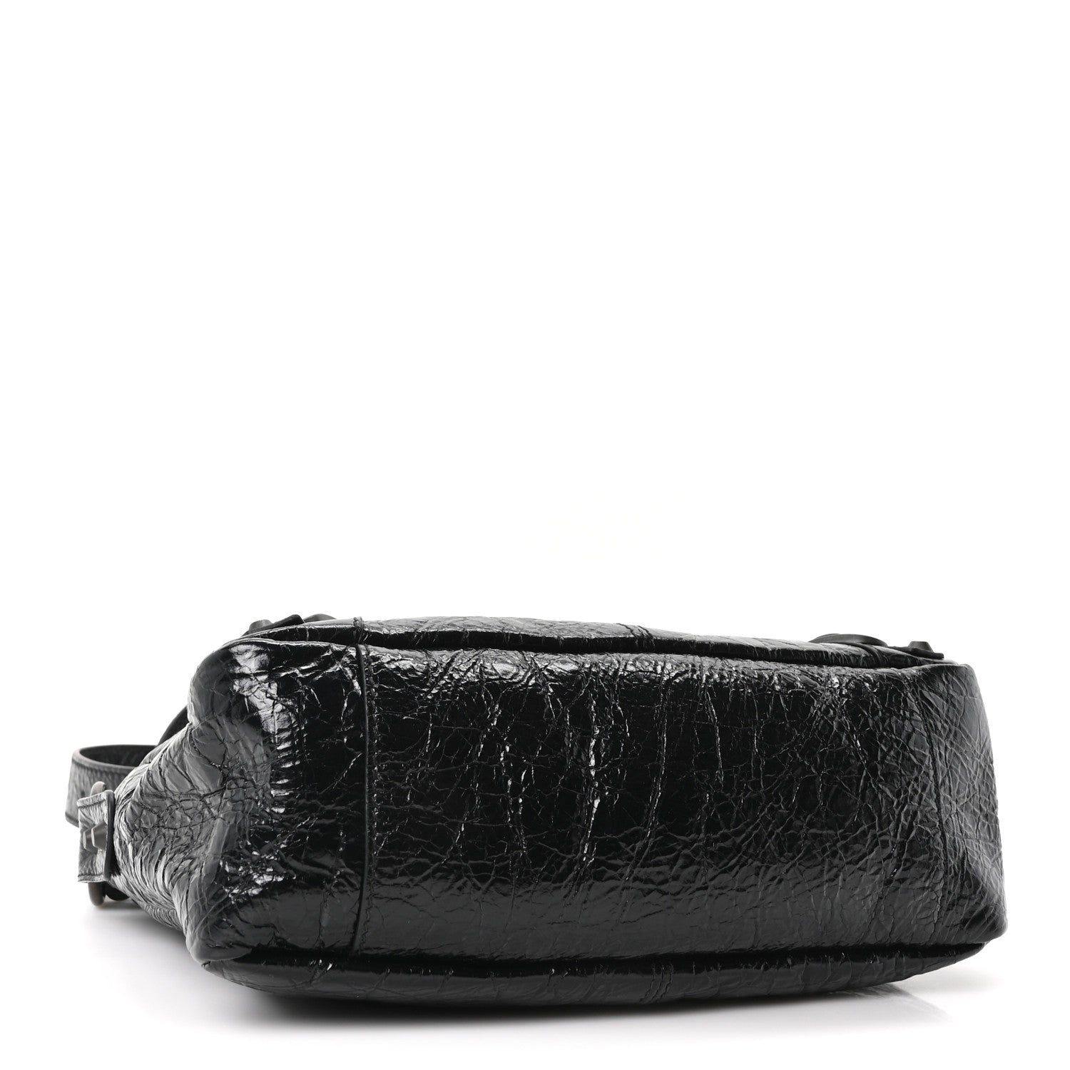Balenciaga Metallized Agneau Arena Classic Hardware Mini Le City Moto Black 4 of 10
