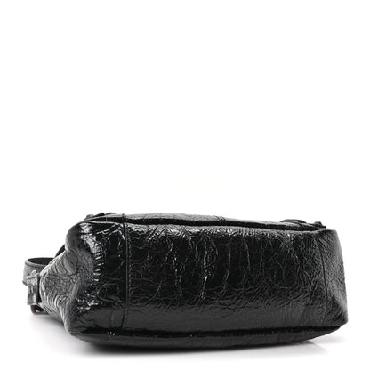 Balenciaga Metallized Agneau Arena Classic Hardware Mini Le City Moto Black 4 of 10