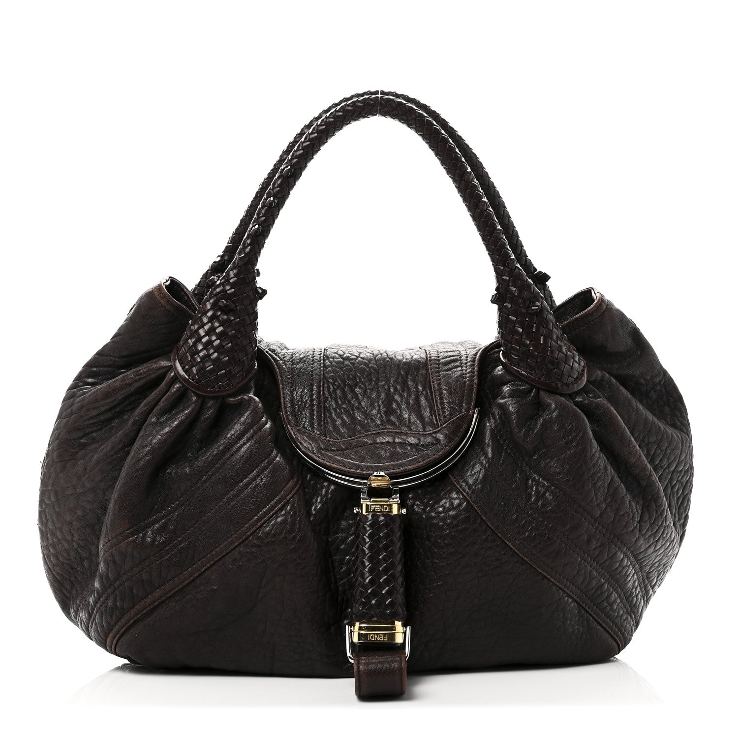 Fendi Nappa Nuvolata Spy Cognac 1 of 9