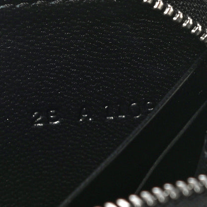 Givenchy Calfskin Logo Print Mini Zip Wallet Black 7 of 11