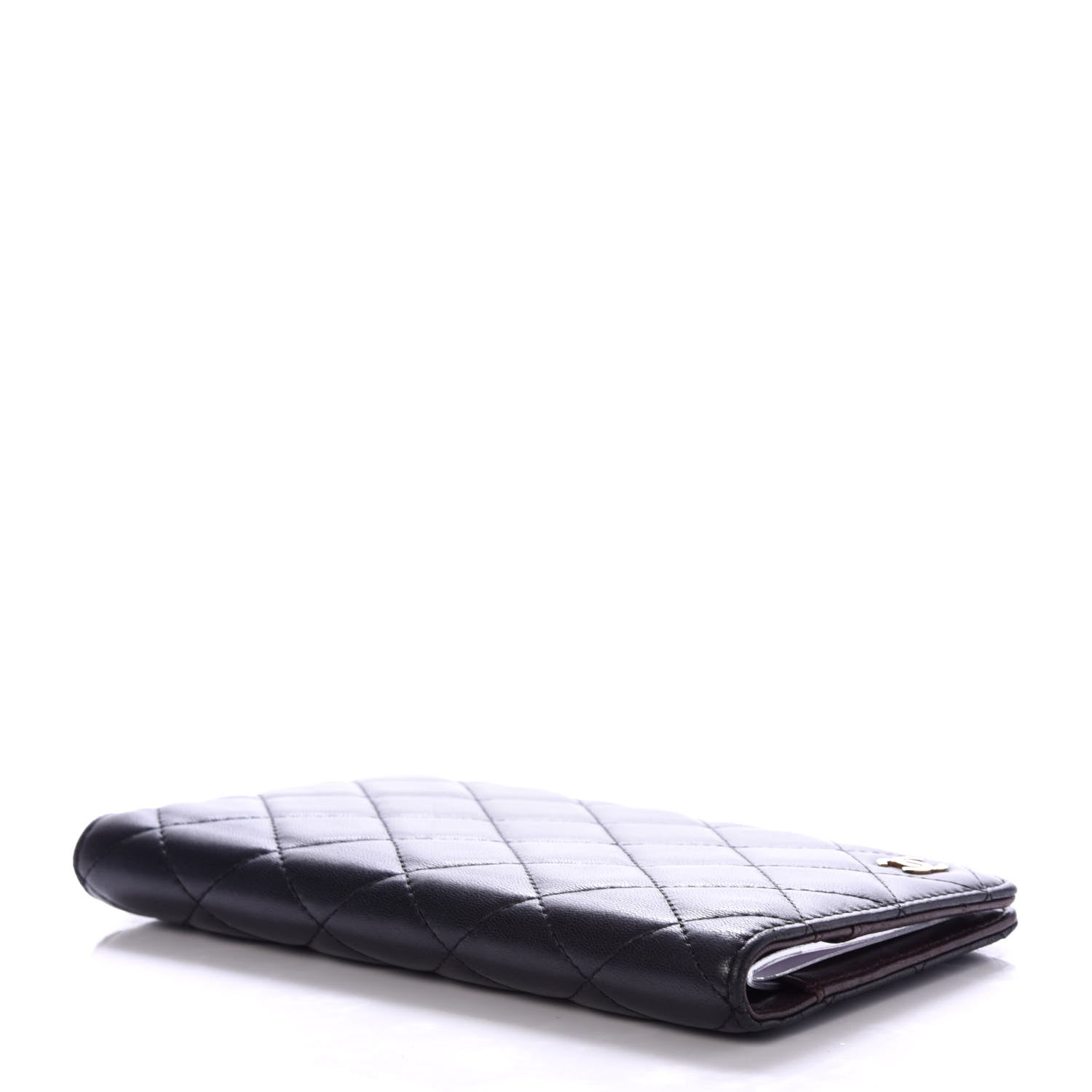 Chanel Lambskin Quilted Medium Agenda Cover Black 4 of 8