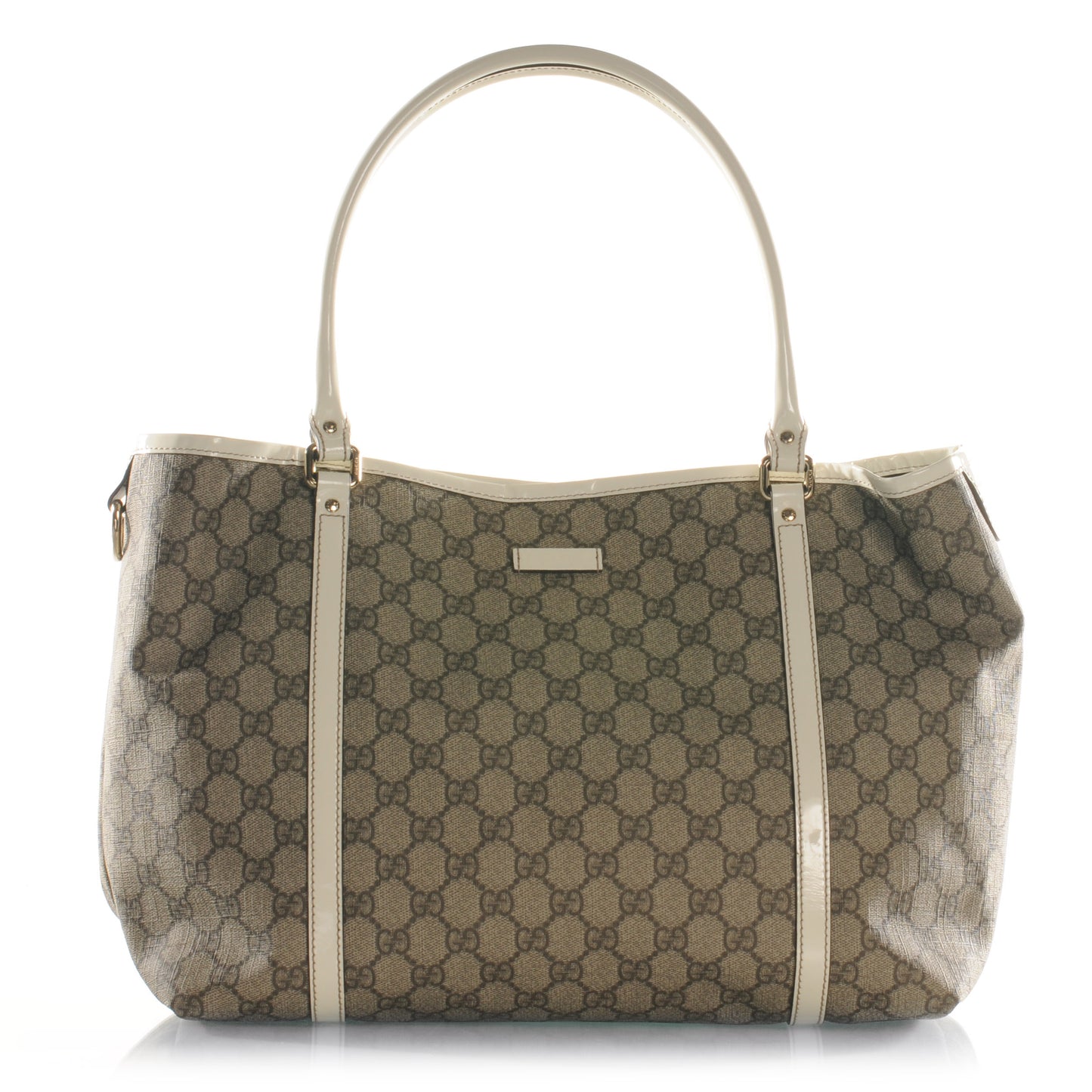 Monogram Medium Joy Tote White