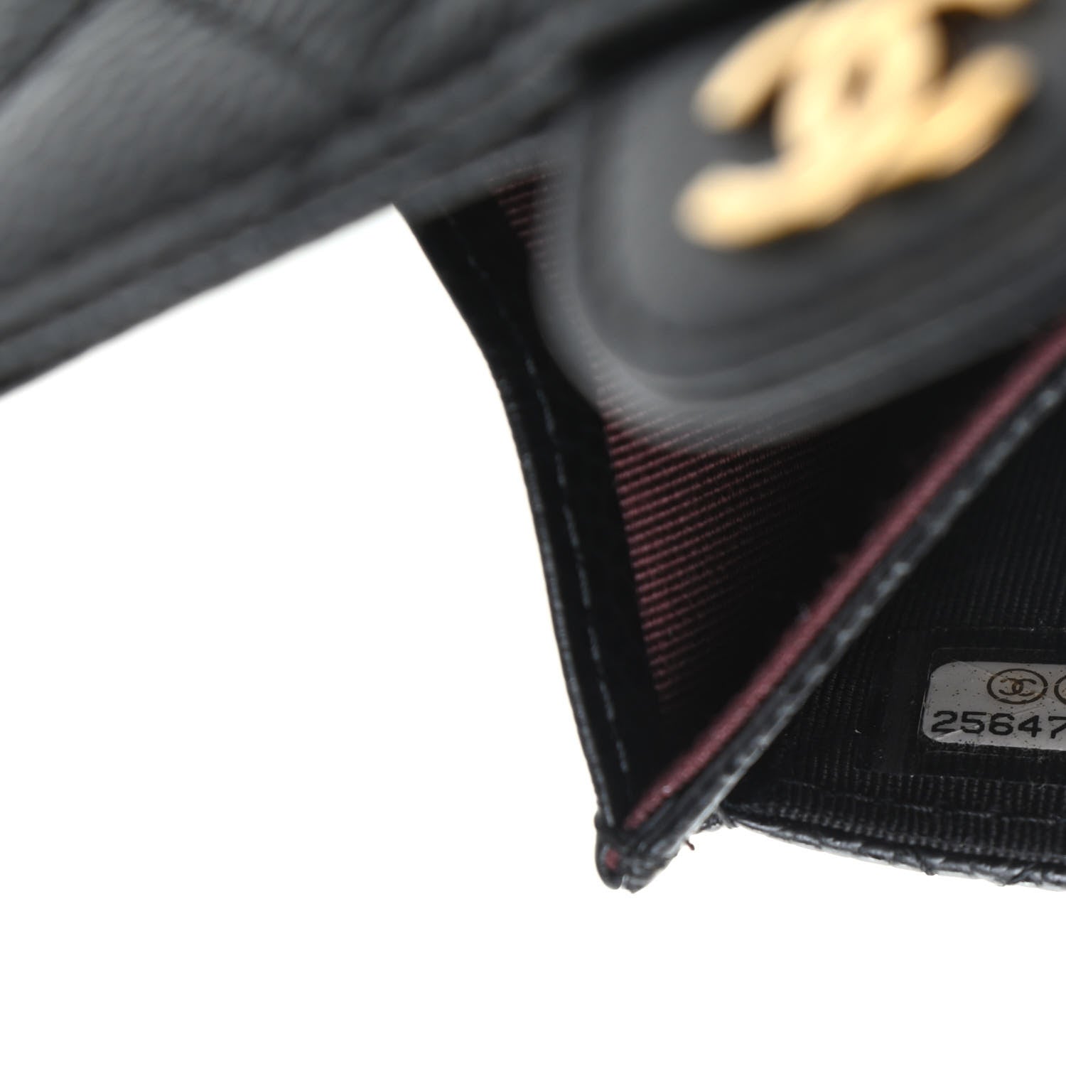 Chanel Caviar Quilted Flap Card Holder Black 8 of 9