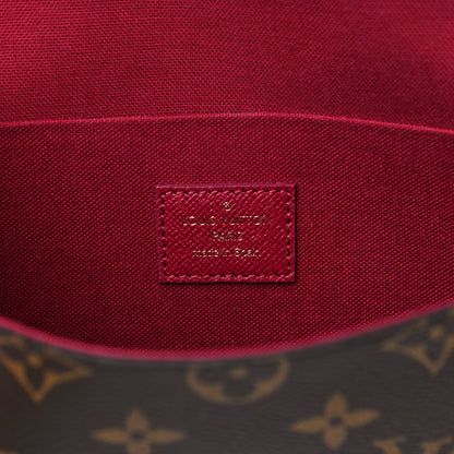 Louis Vuitton Monogram Pochette Felicie Chain Wallet Fuchsia 6 of 13