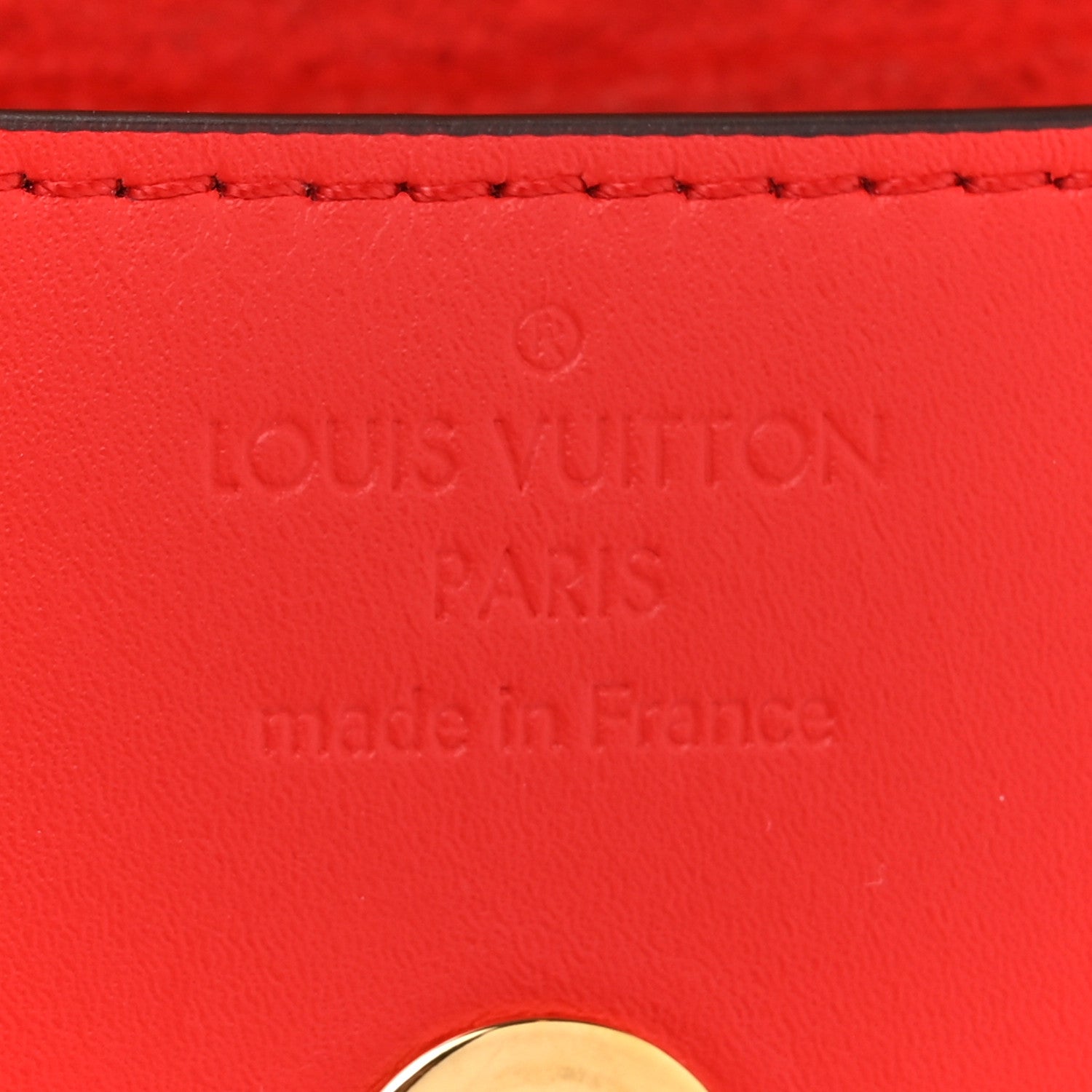 Louis Vuitton Monogram Woody Glasses Case Rouge 6 of 7