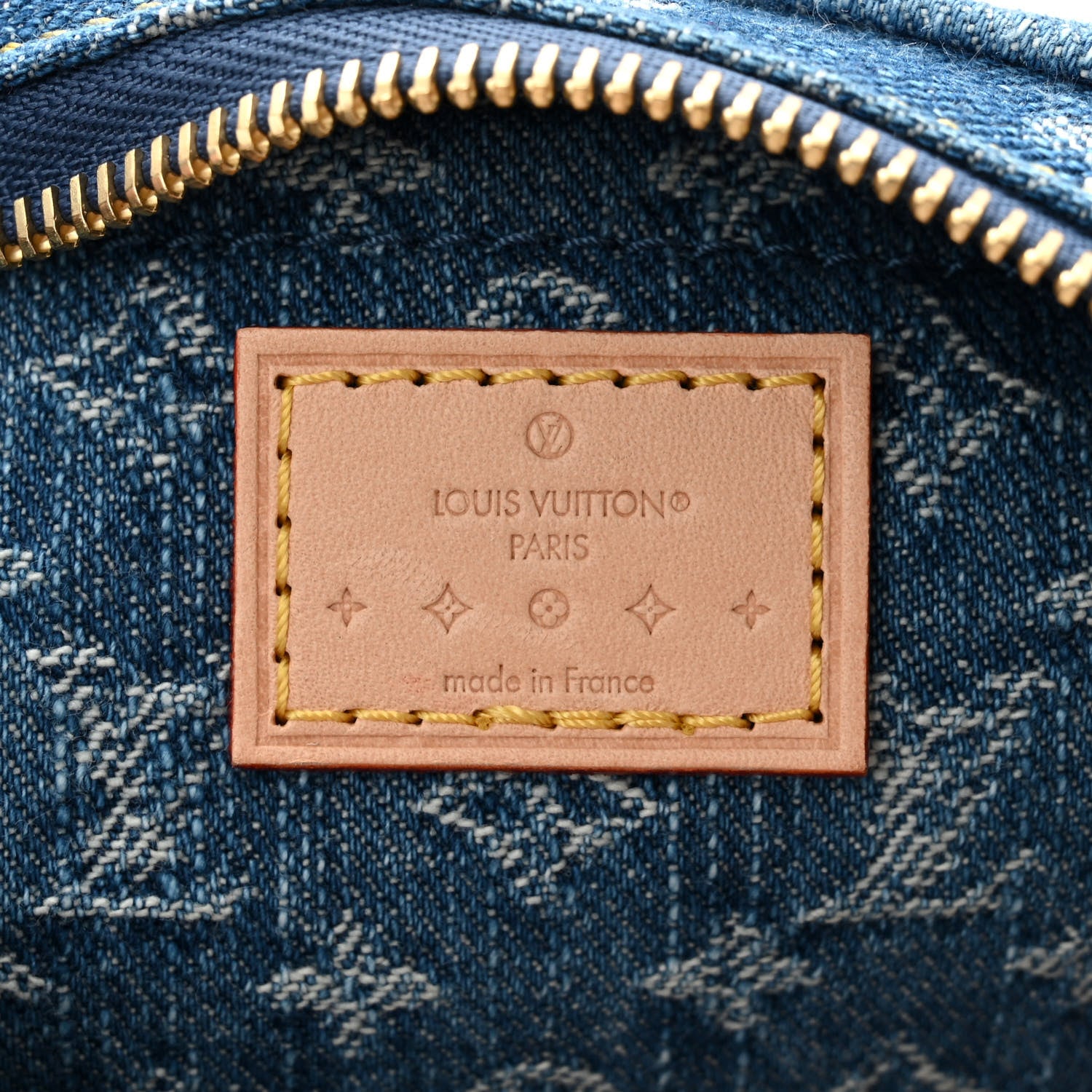 Louis Vuitton Monogram Denim Croissant MM Blue 7 of 10