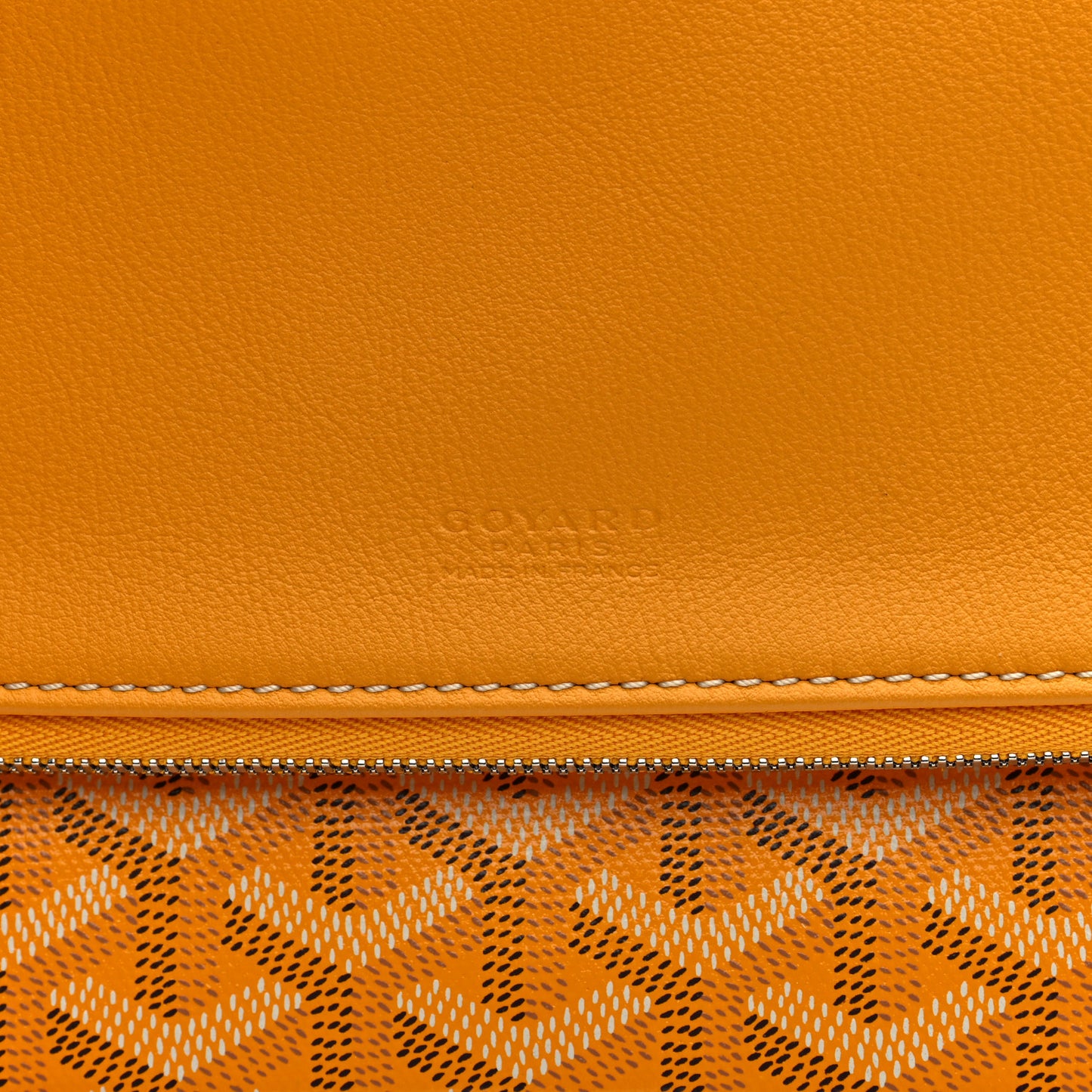 Goyardine Sainte Marie Soft Clutch Yellow