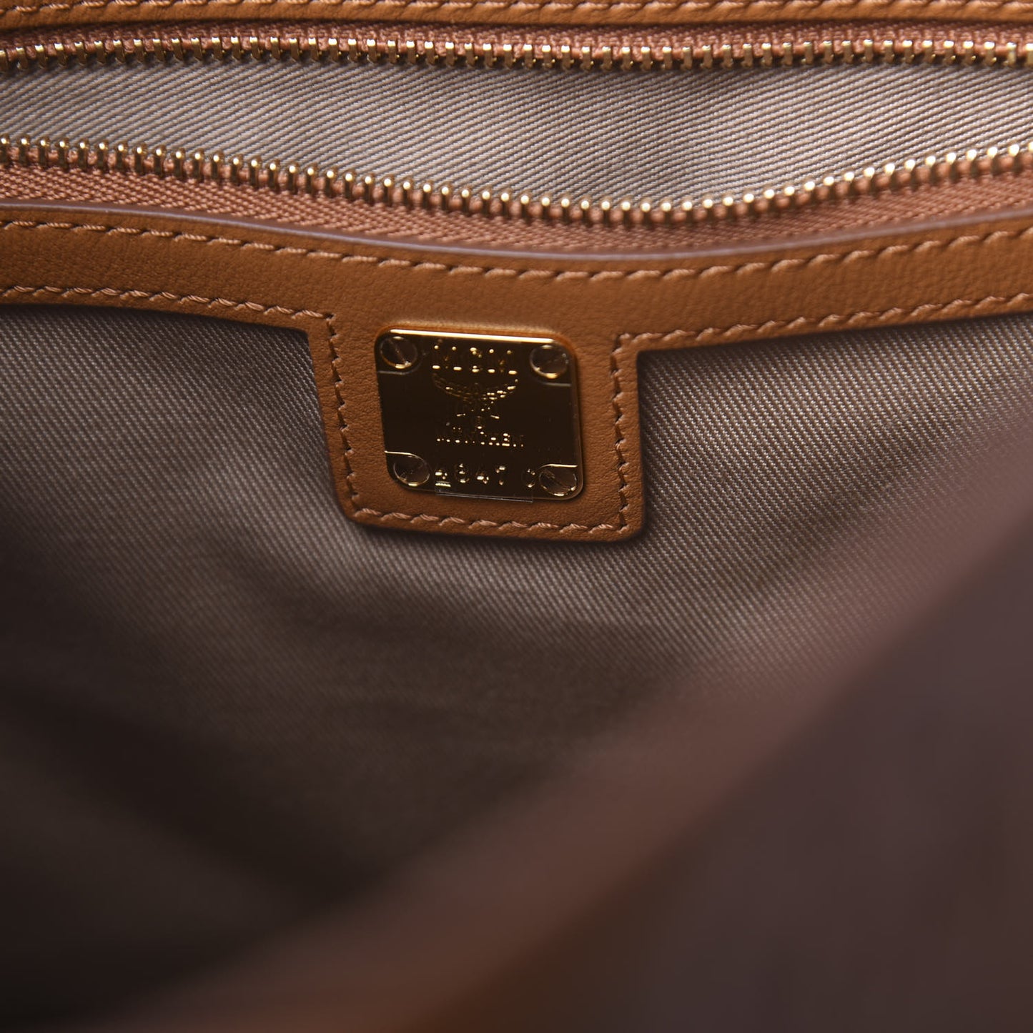 Calfskin Ottomar Monogram Medium Klara Hobo Cognac