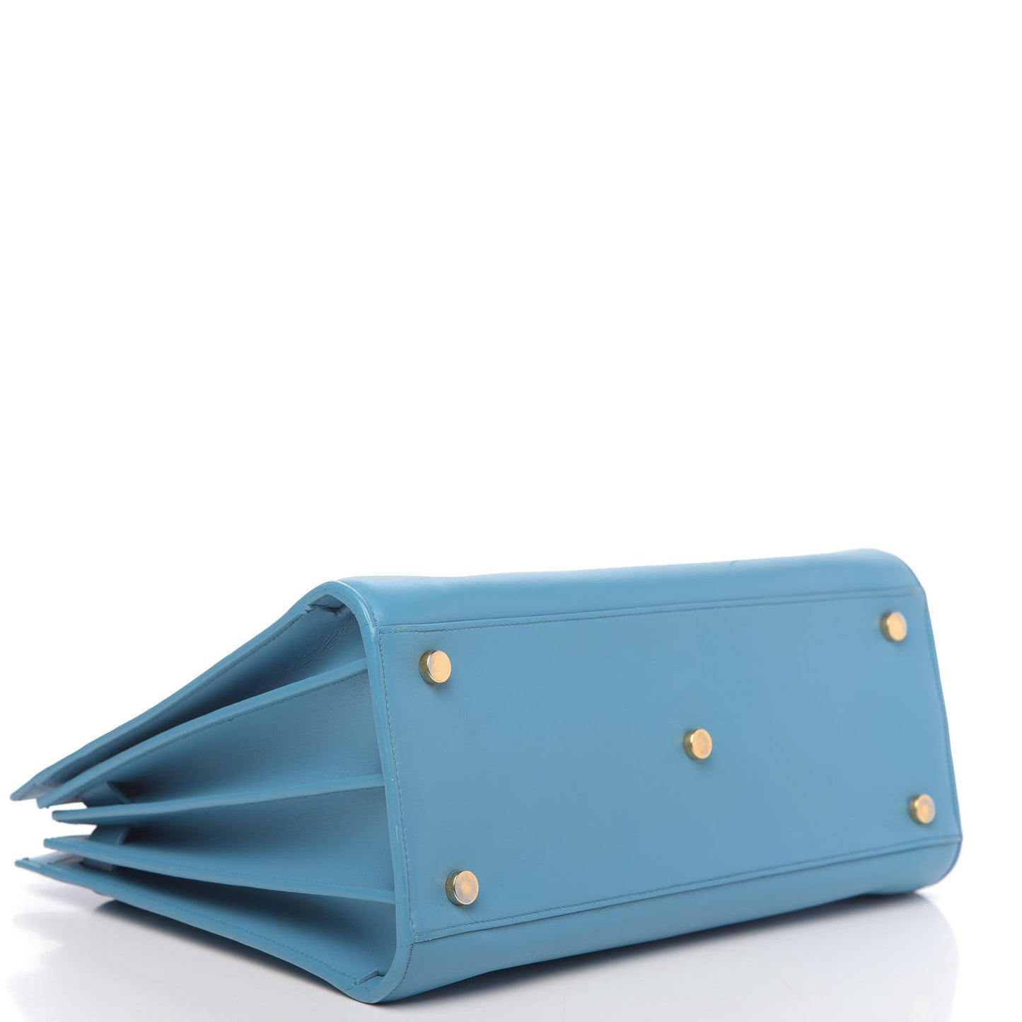 Calfskin Small Sac De Jour Light Blue