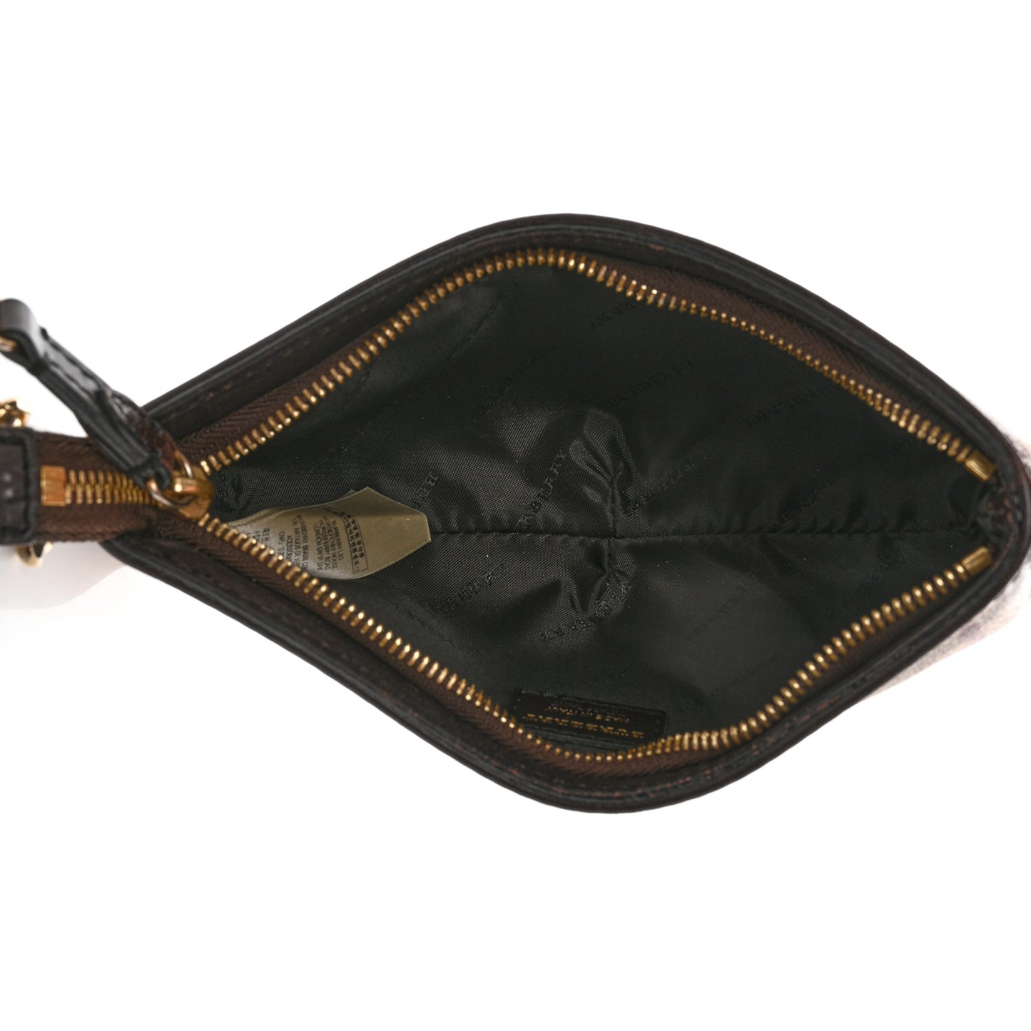 Haymarket Check Clara Pochette Chocolate