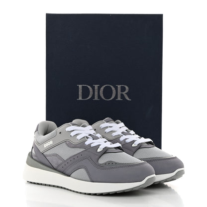 Christian Dior Technical Mesh Calfskin Mens B29 Sneakers 40 Grey 9 of 9