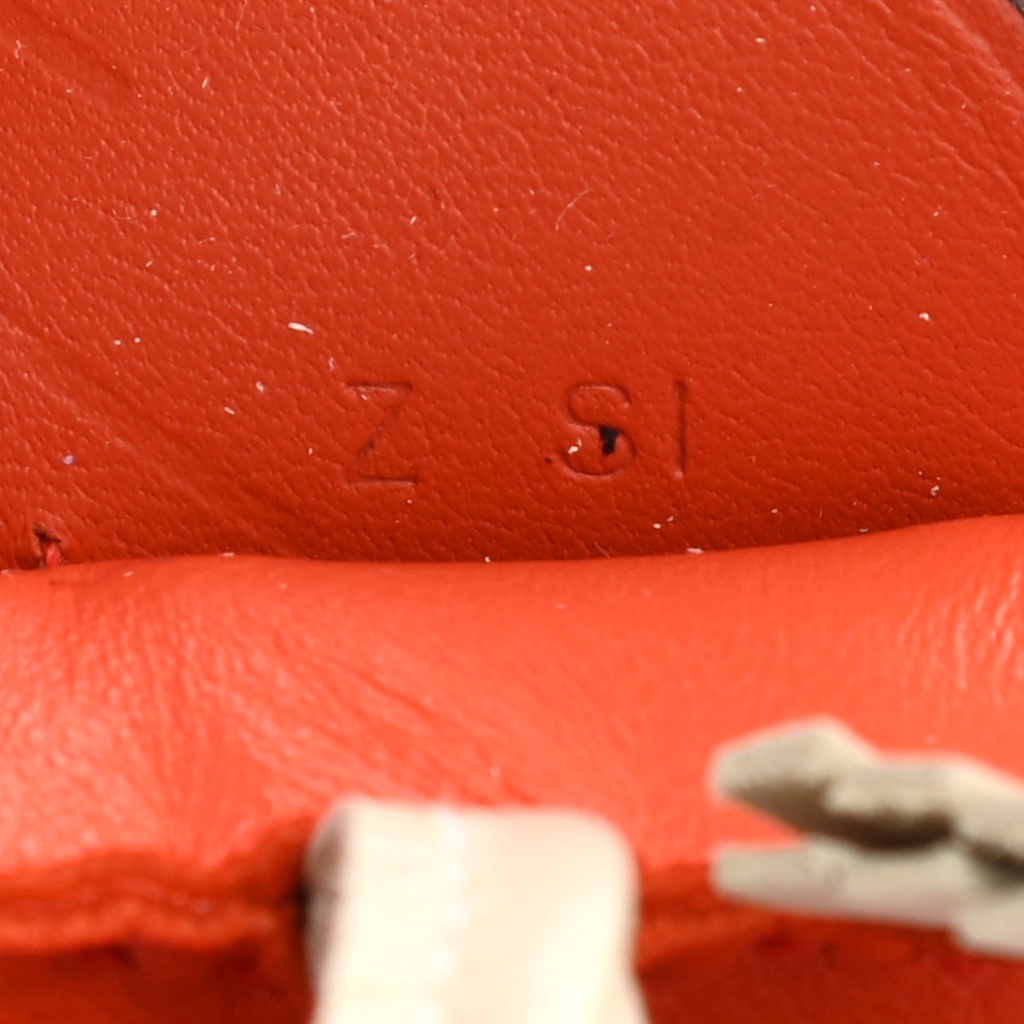 Milo Lambskin Grigri Rodeo Pegase Horse Bag Charm PM Orange Poppy Craie Terre Battue