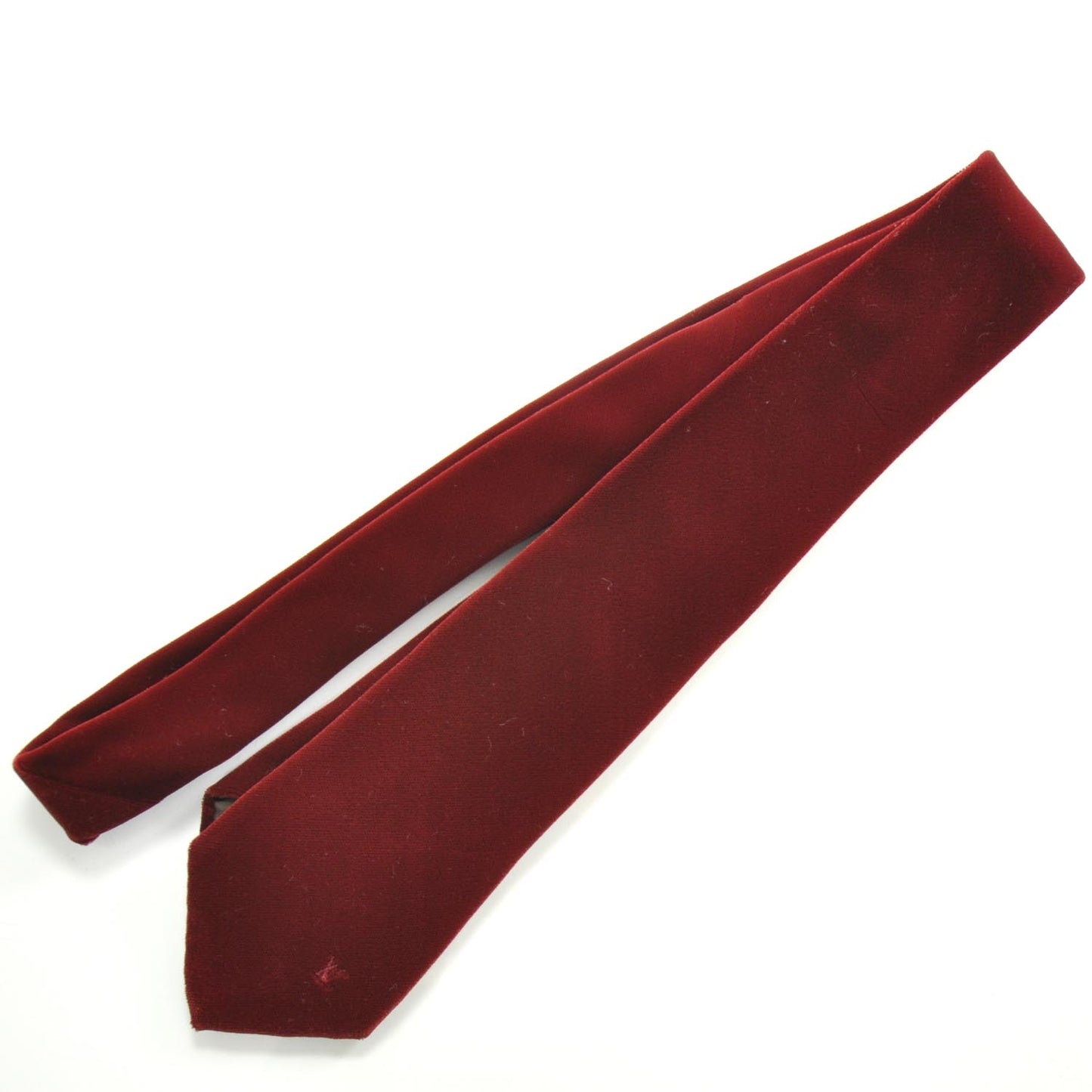 Mens Velvet Tie Bordeaux