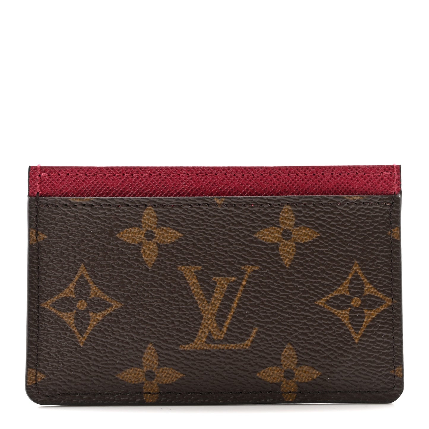 Monogram Card Holder Fuchsia