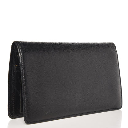 Chanel Goatskin Yen Wallet Black 3 of 13