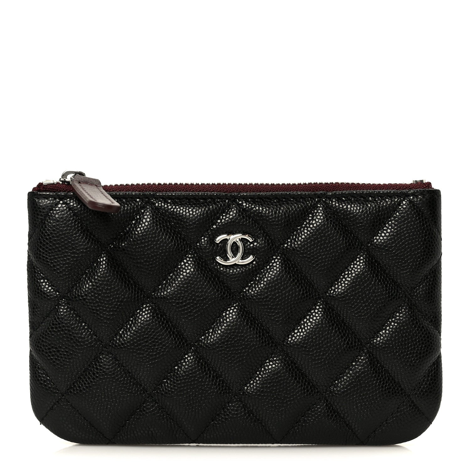 Chanel Caviar Quilted Small Cosmetic Case Black 1 of 9