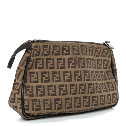 Fendi Zucchino Cosmetic Pouch Brown 2 of 5