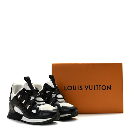 Louis Vuitton Calfskin Monogram Run Away Sneakers 35 Black 13 of 14