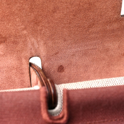 Hermes Toile Vache Calfskin Herbag 40 GM Natural 17 of 19