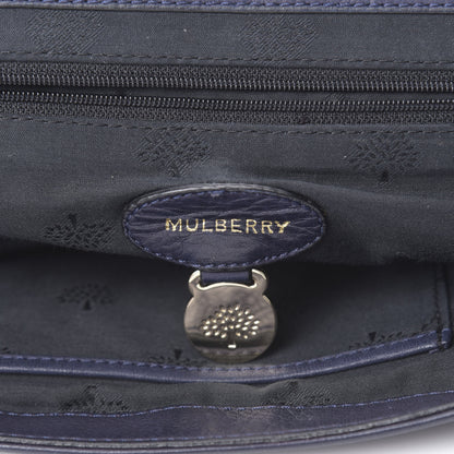 Mulberry Soft Grain Calfskin Oversized Tillie Satchel Nightshade Blue 6 of 15