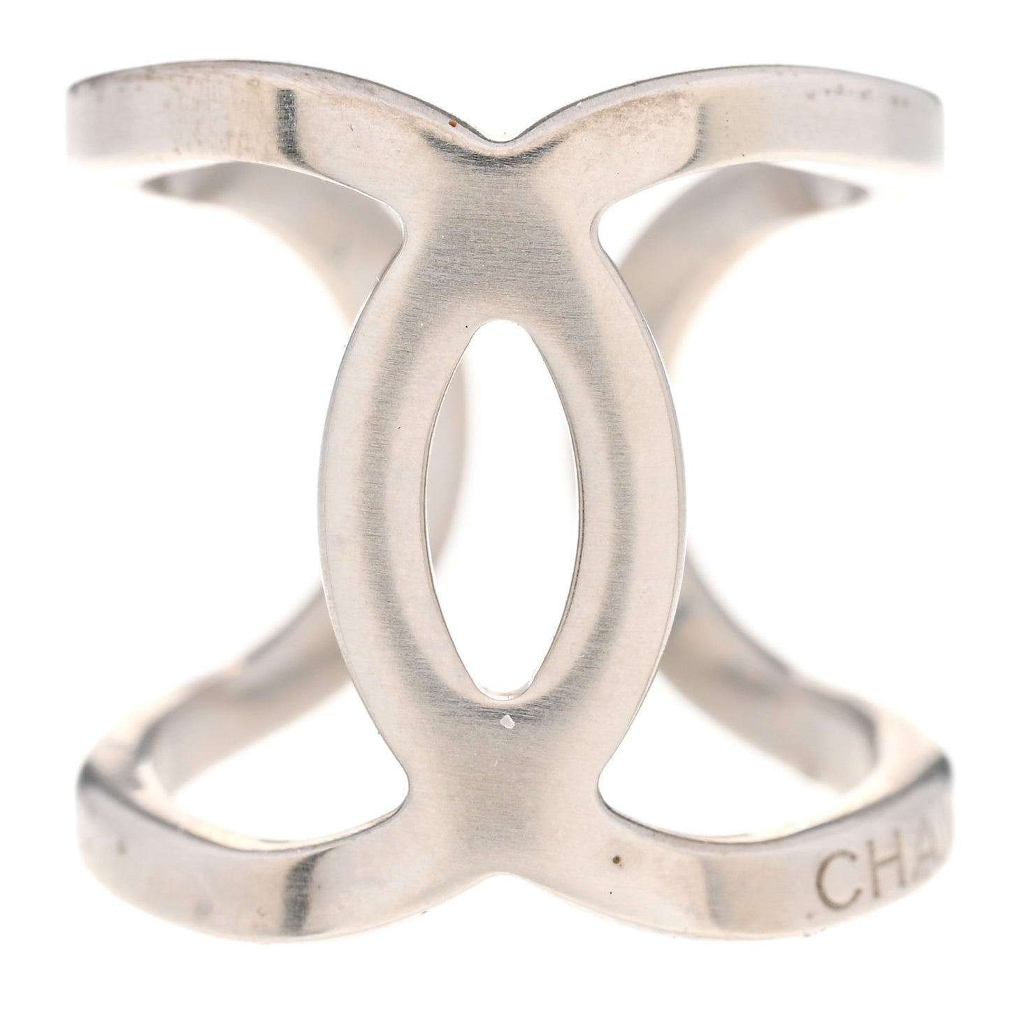 Metal CC Ring 53 6.5 Silver
