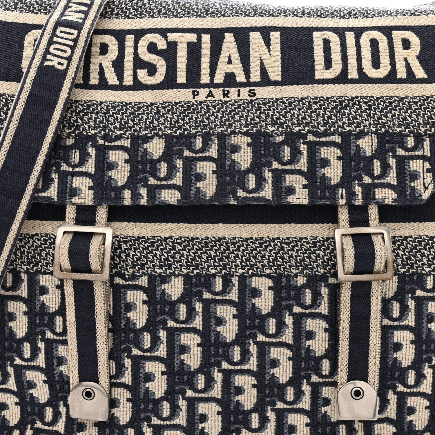 Christian Dior Oblique Medium Diorcamp Messenger Blue 8 of 11