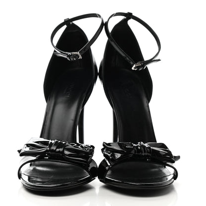 Gucci Vernice Crystal Bow Pumps 41.5 Black 2 of 8