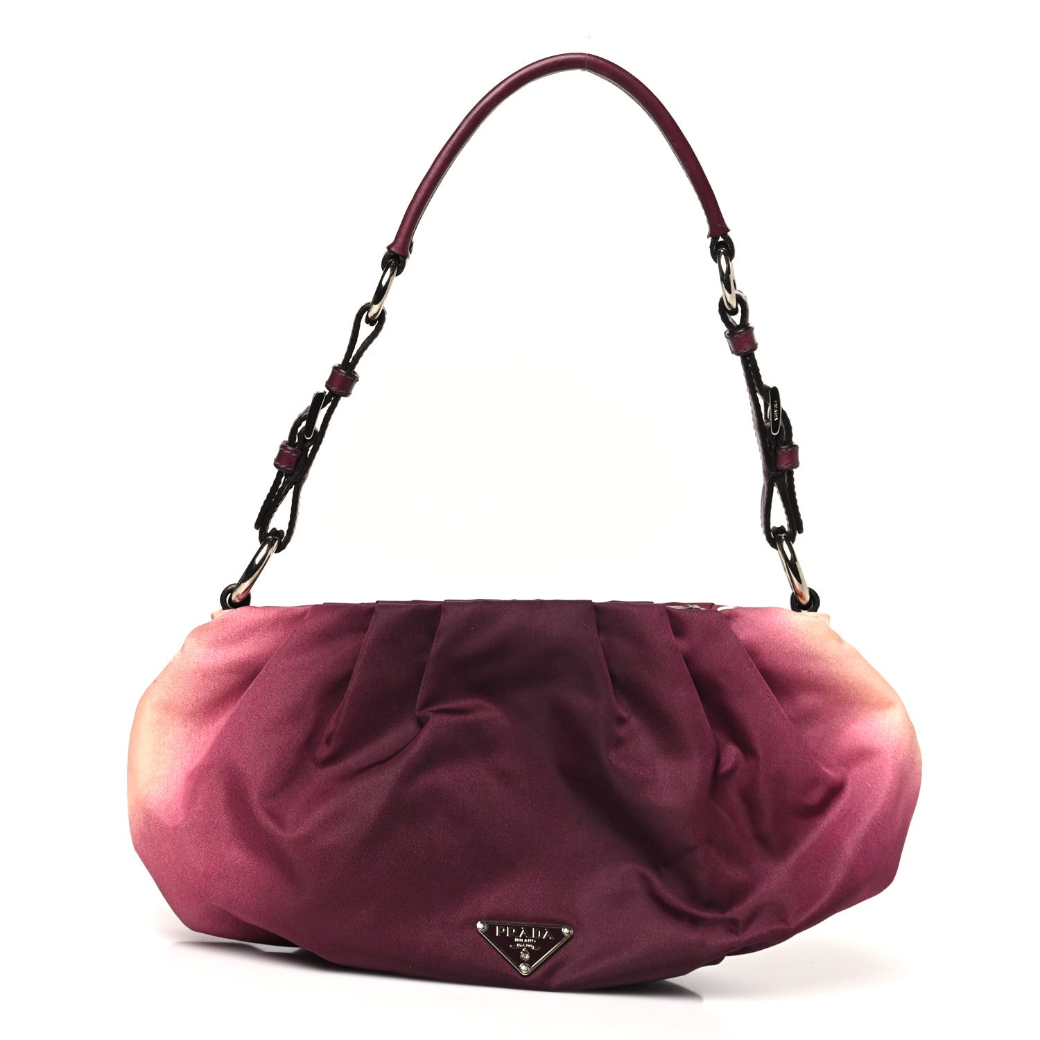 Prada Nylon Sfumato Shoulder Bag Purple 1 of 9