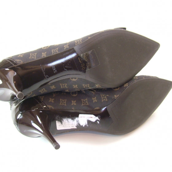 Mini Monogram Brompton Ankle Boots 39.5 Narrow