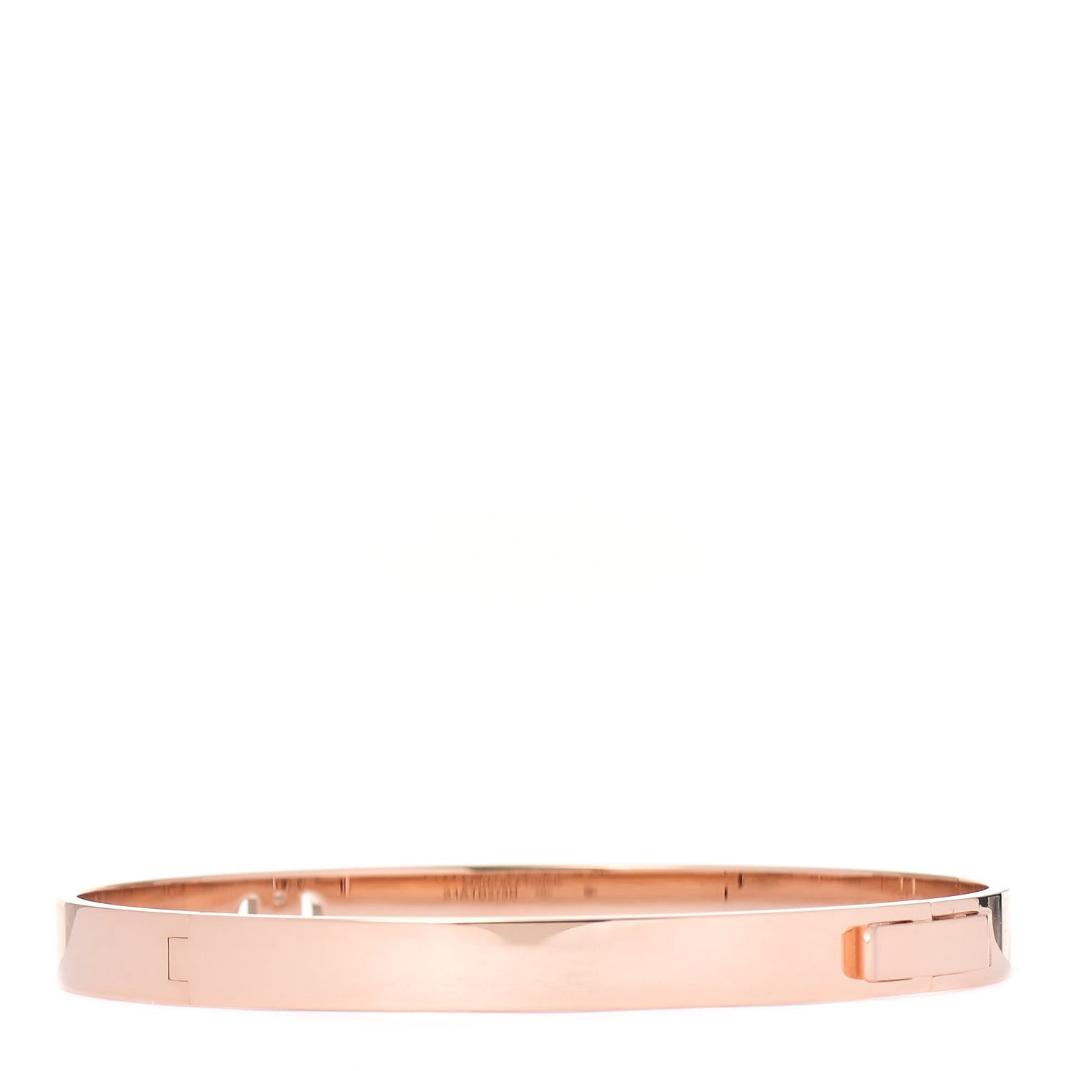 Hermes 18K Rose Gold Diamond PM H D'Ancre Bracelet SH 3 of 5