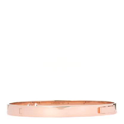 Hermes 18K Rose Gold Diamond PM H D'Ancre Bracelet SH 3 of 5