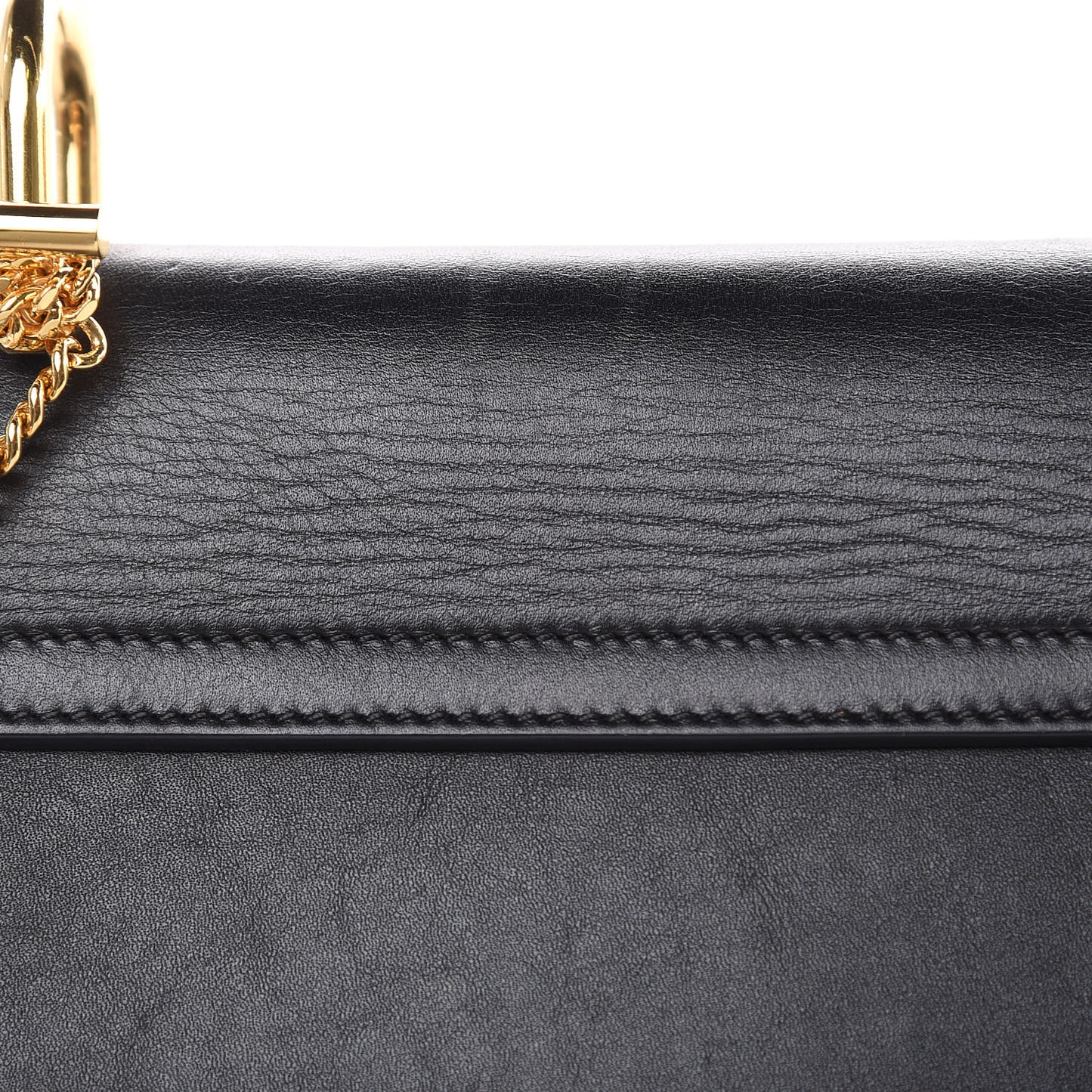 Suede Smooth Calfskin Drew Shoulder Bag Black