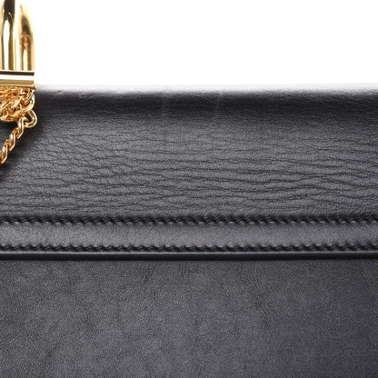Chloe Suede Smooth Calfskin Drew Shoulder Bag Black 11 of 16