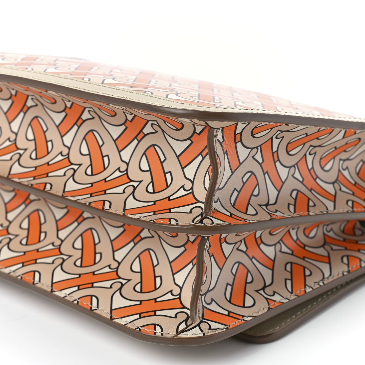 Calfskin Monogram Small TB Bag Bright Orange