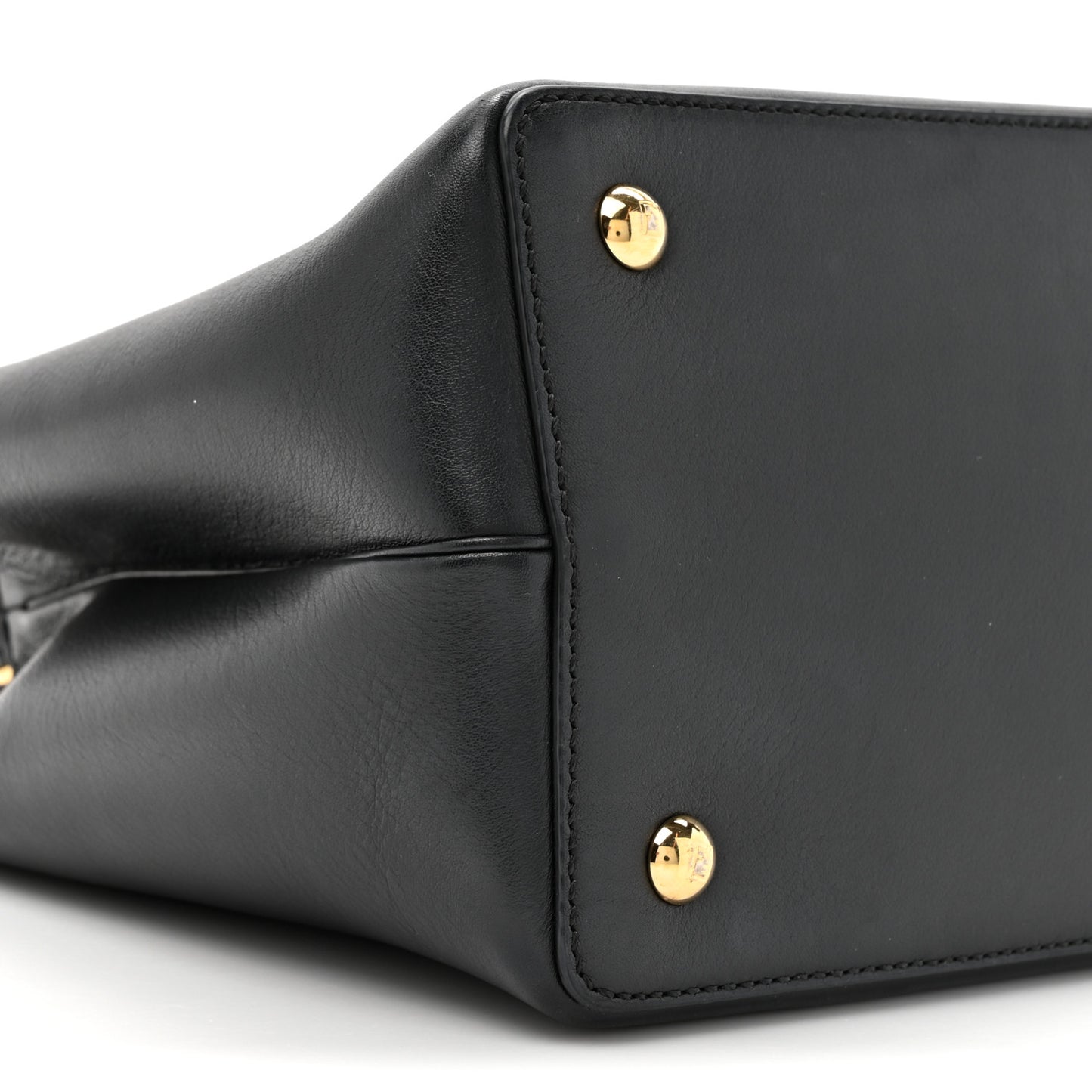 Vitello Dolce Century Petite 2Jours Tote Black Carbone