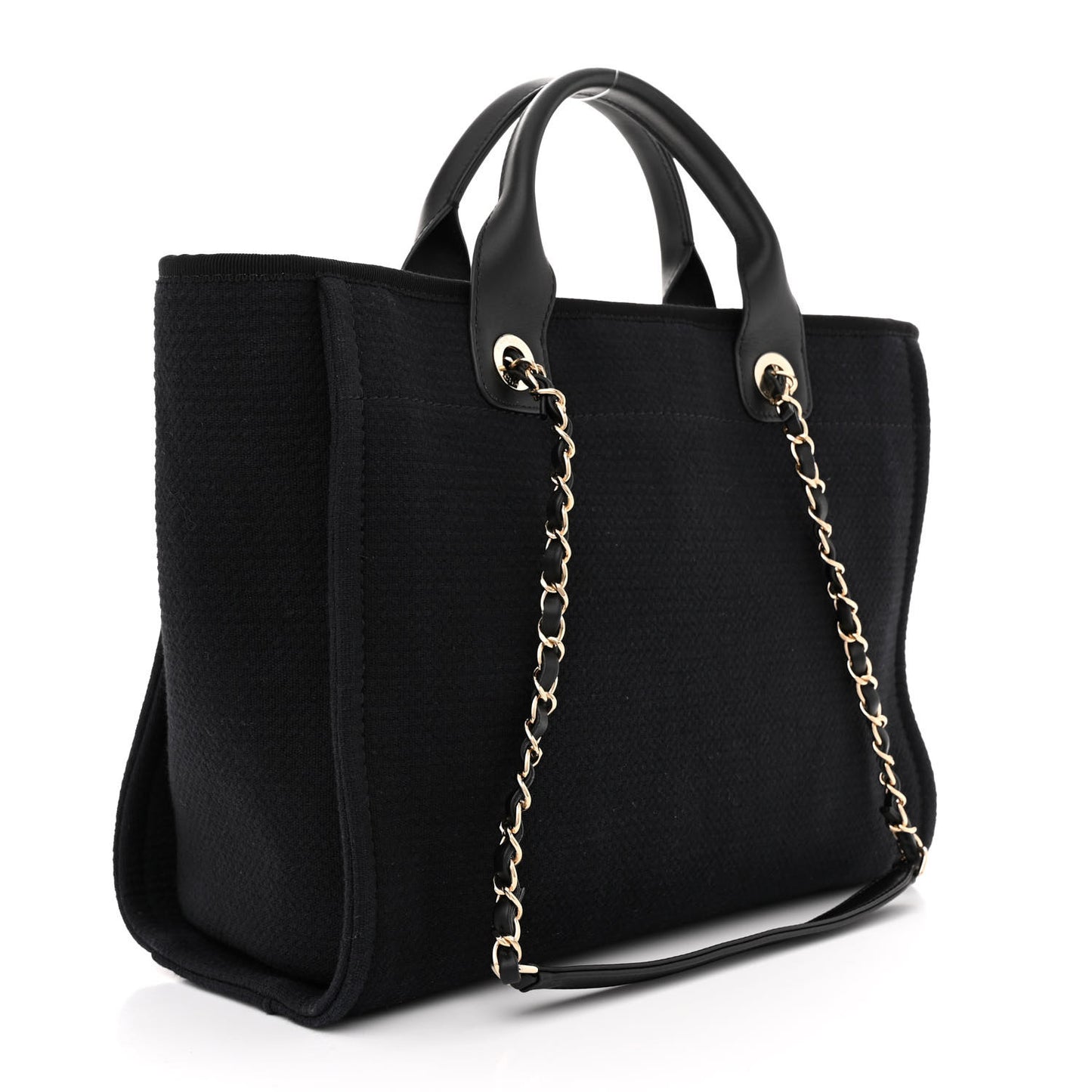 Mixed Fibers Small Deauville Tote Black
